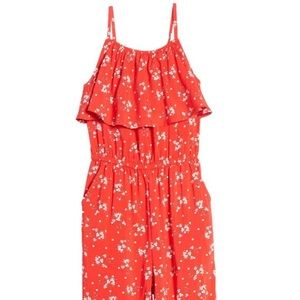 Tucker and Tate red jumpsuit